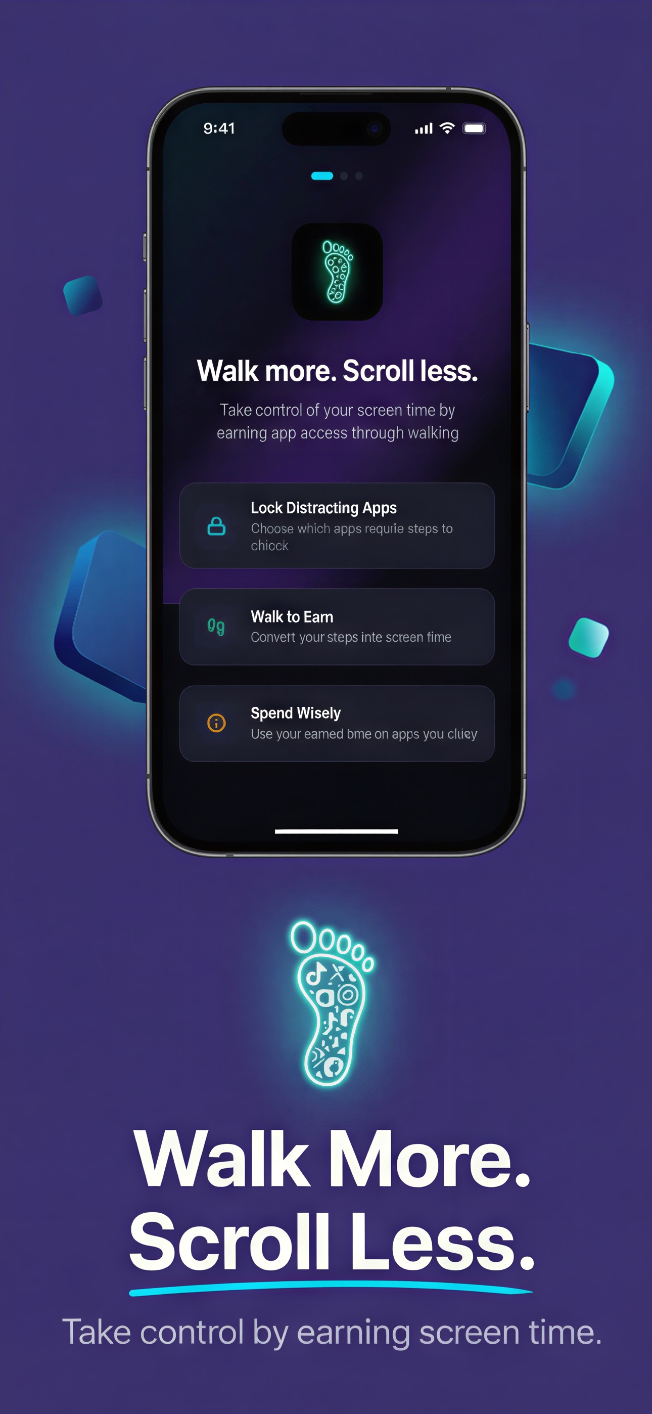 Walk More Scroll Less